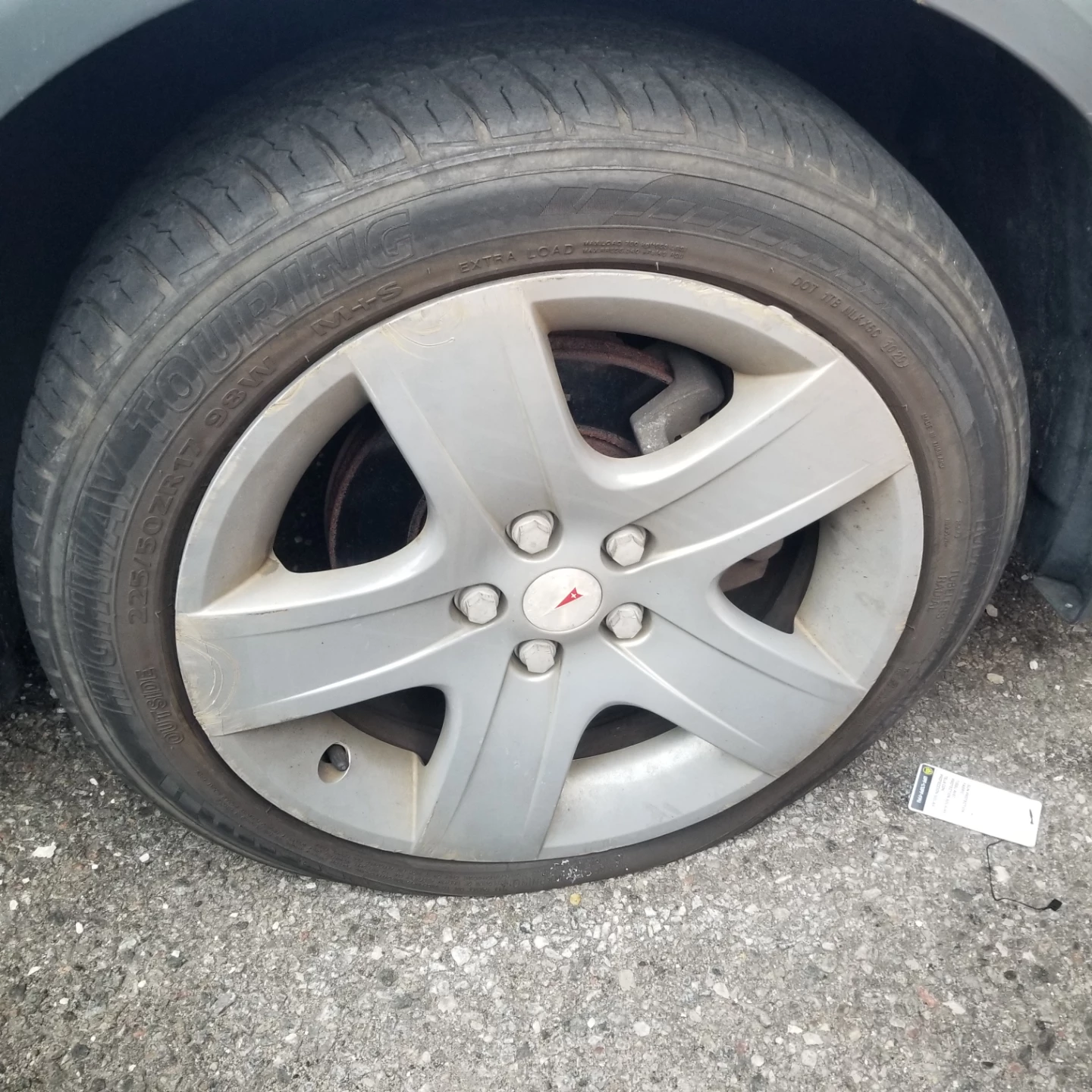 17" steel wheels for Chevy/Saab/Pontiac/Saturn with hub caps - photo 2
