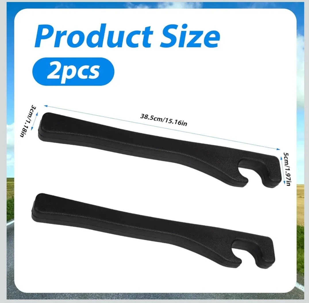 Car Seat Gap Organizer - 2 Piece Black - photo 2