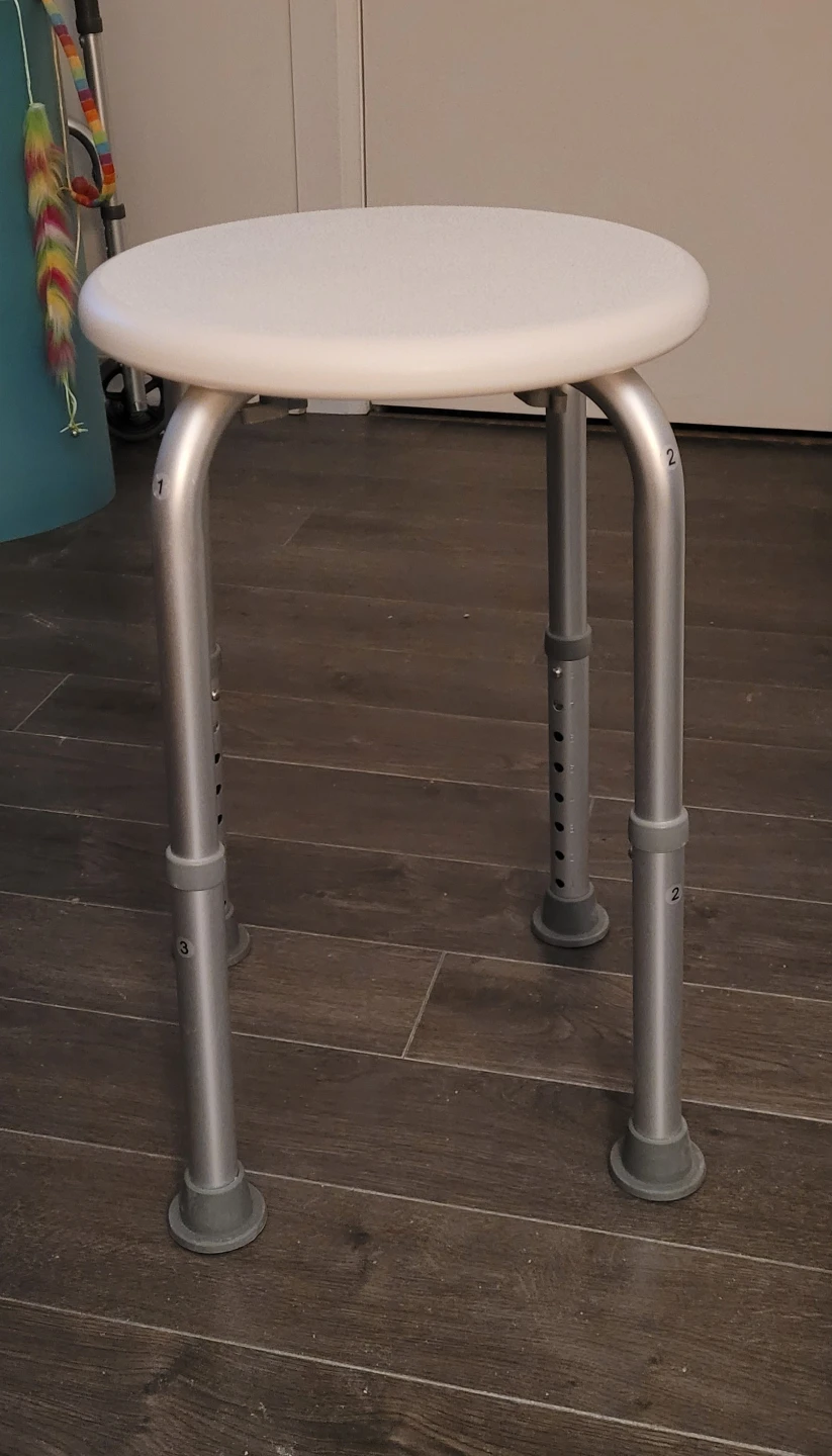 Adjustable Height Shower Stool - photo 2