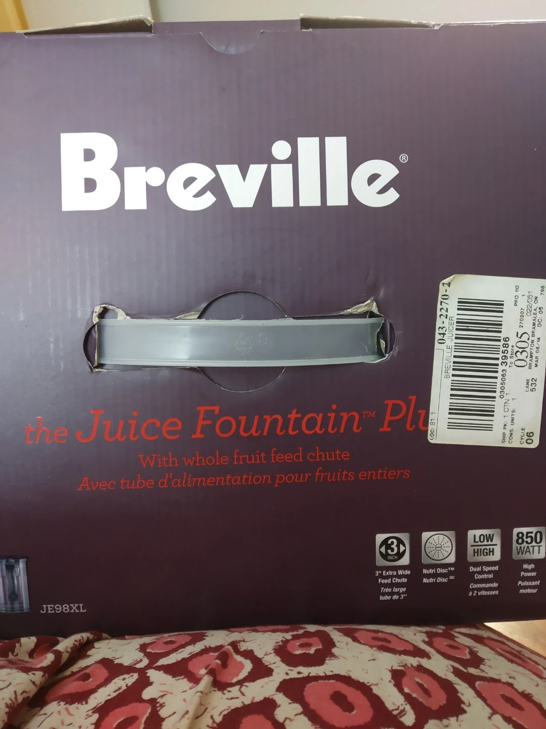 Breville The Juice Fountain Plus Juicer - photo 4