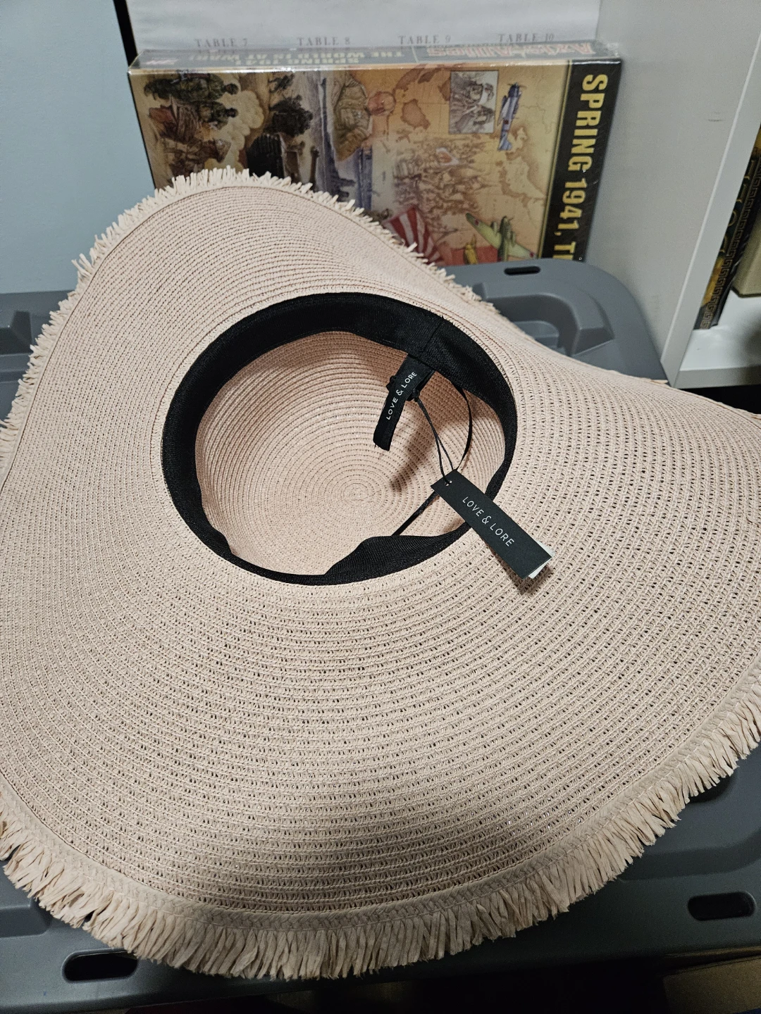 Love & Lore Straw Sun Hat - Pink - photo 2
