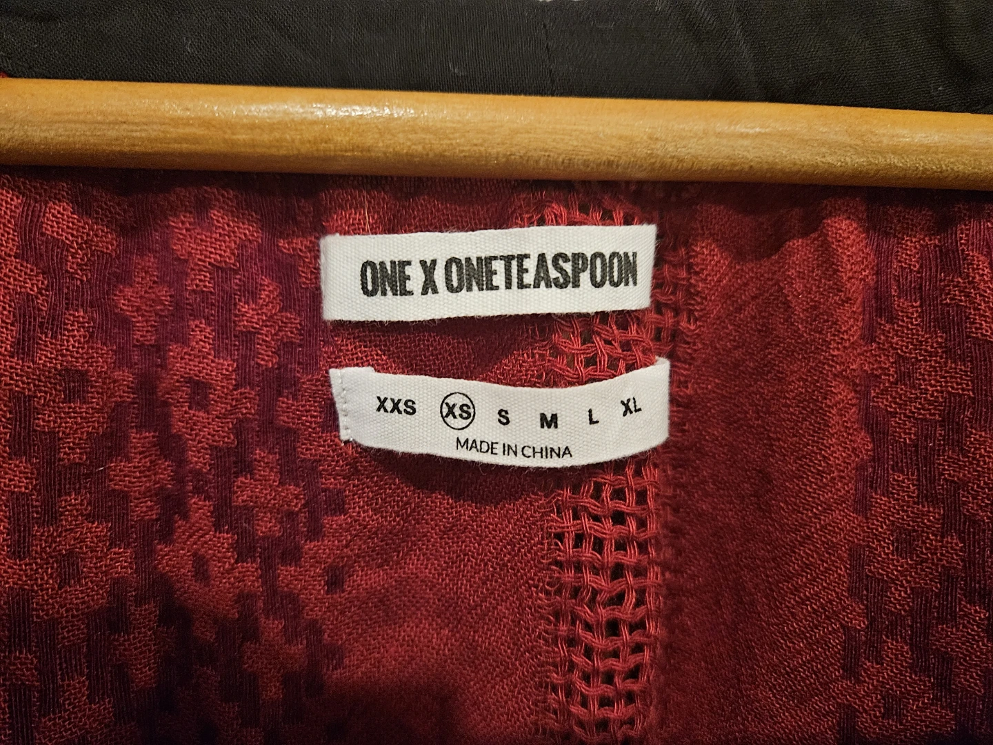 ONE X ONE TEASPOON Red Tunic Top - Size XS - photo 4