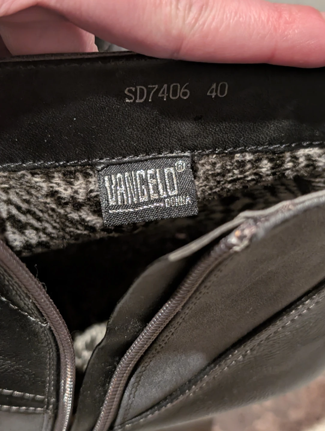 Vangelo Donna Black Ankle Boots Size 10 - photo 2