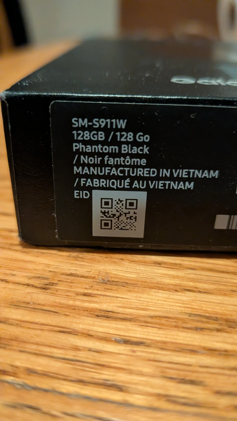 Samsung Galaxy s23 128 GB phantom black - photo 3