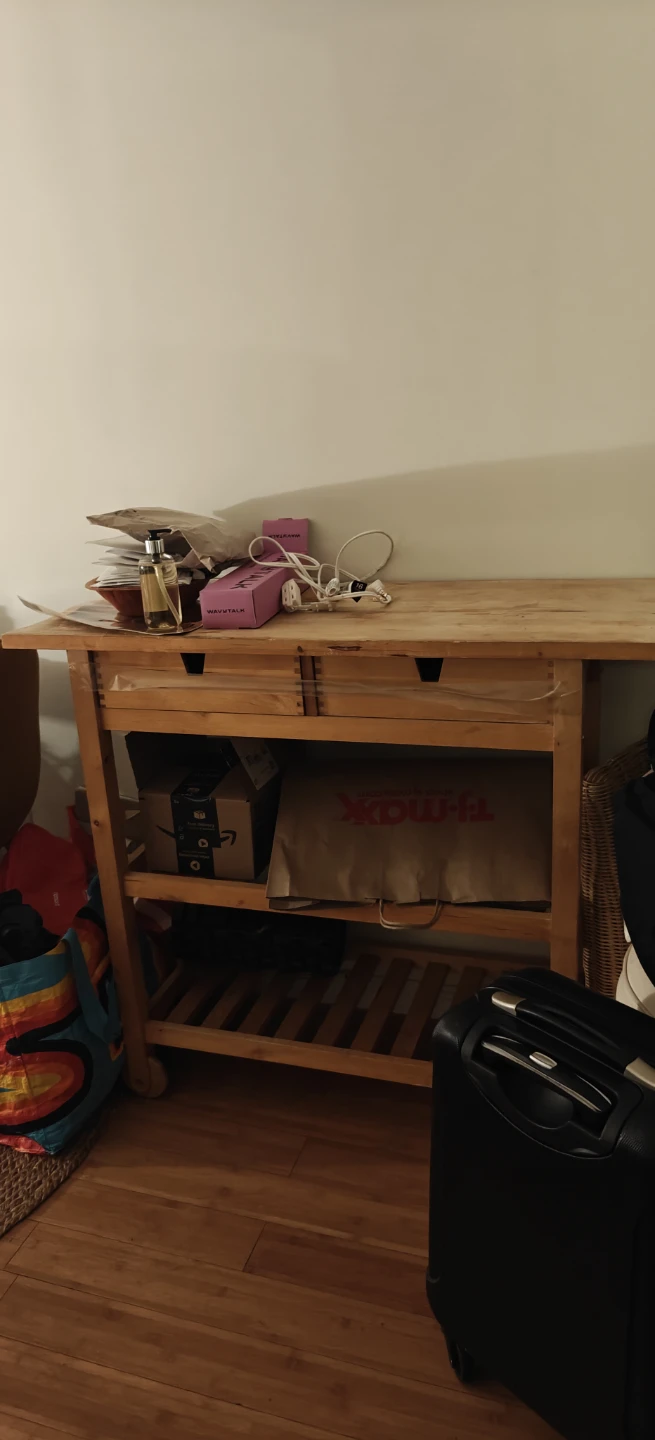 Wooden Kitchen Island Cart