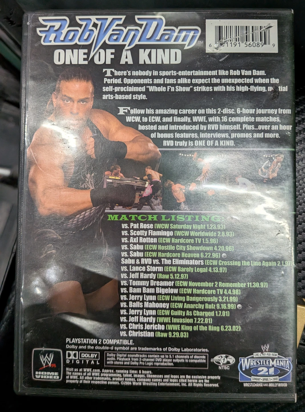 Rob Van Dam: One of a Kind (2-Disc DVD Set) - photo 2