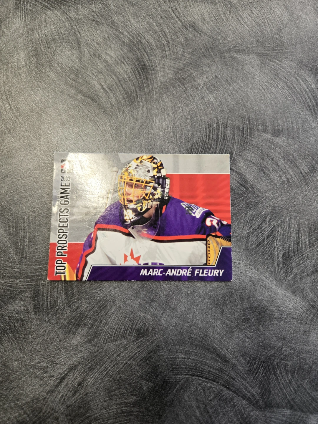 Marc-Andre Fleury 2003 Top Prospects Game Hockey Card