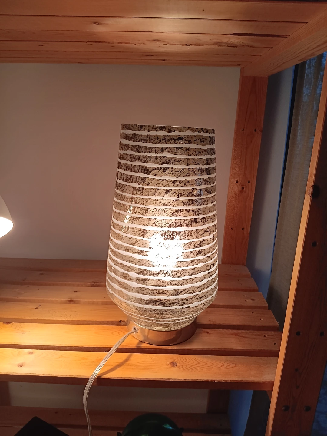 Striped Accent Table Lamp