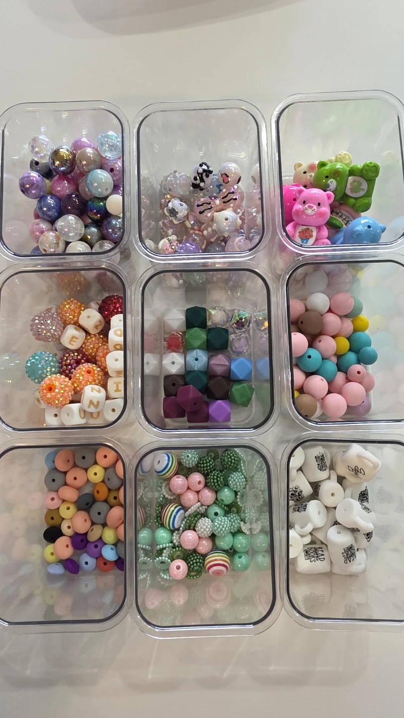 Assorted Craft Beads and Charms