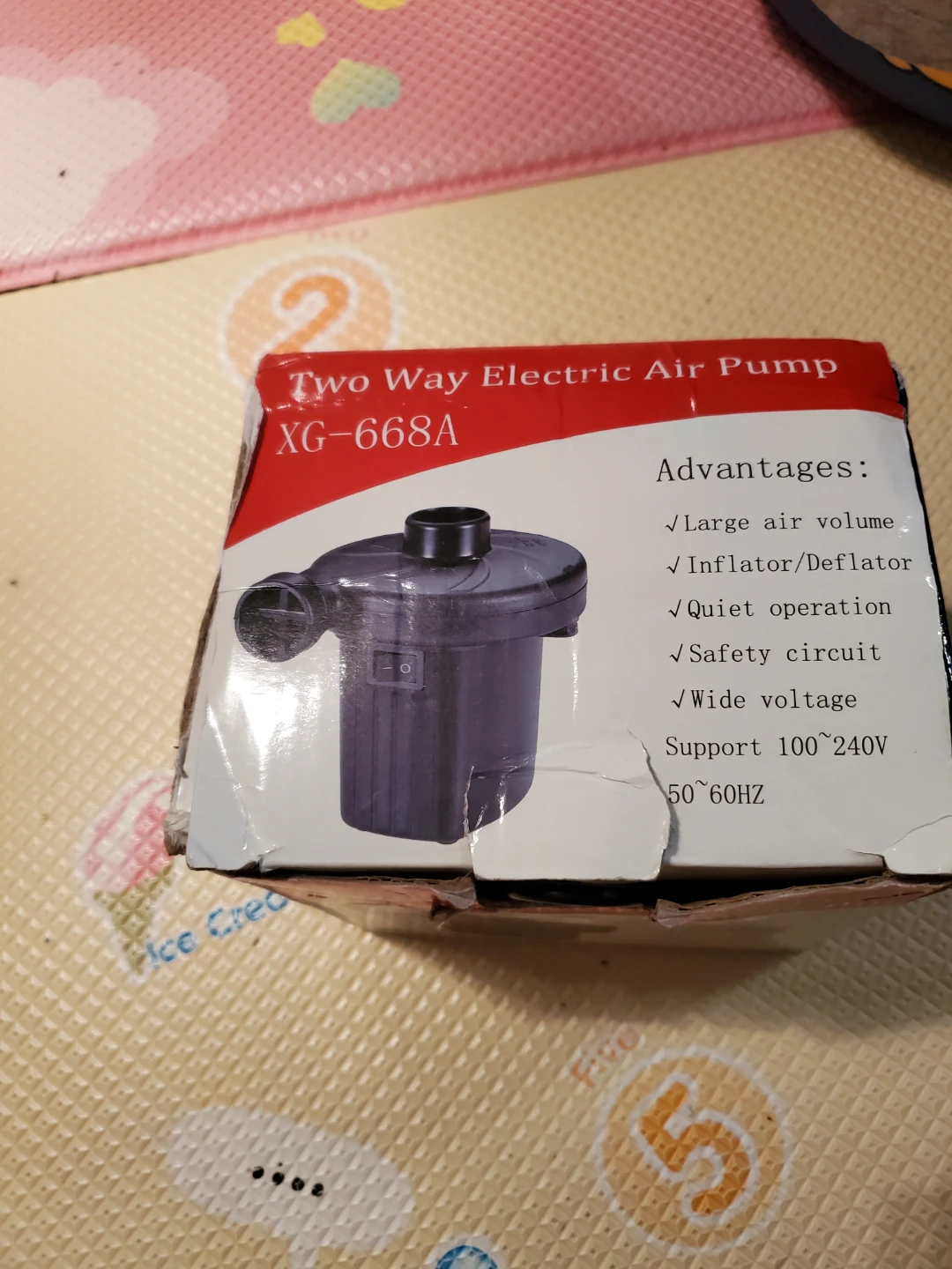 XG-668A Two Way Electric Air Pump - New