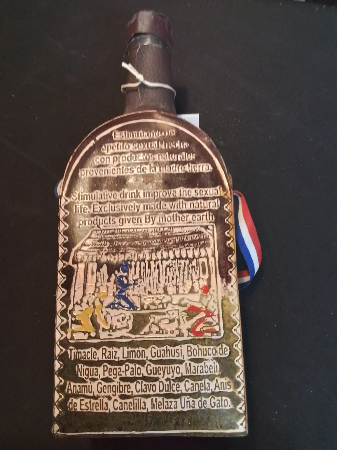 El Criollo Mamajuana Bottle 10" Dominican Republic - photo 3
