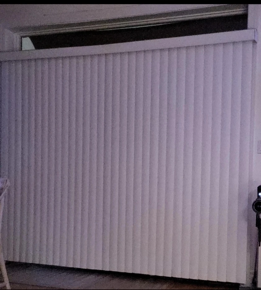 Levolor White Cordless Vertical Blinds (2 full sets)