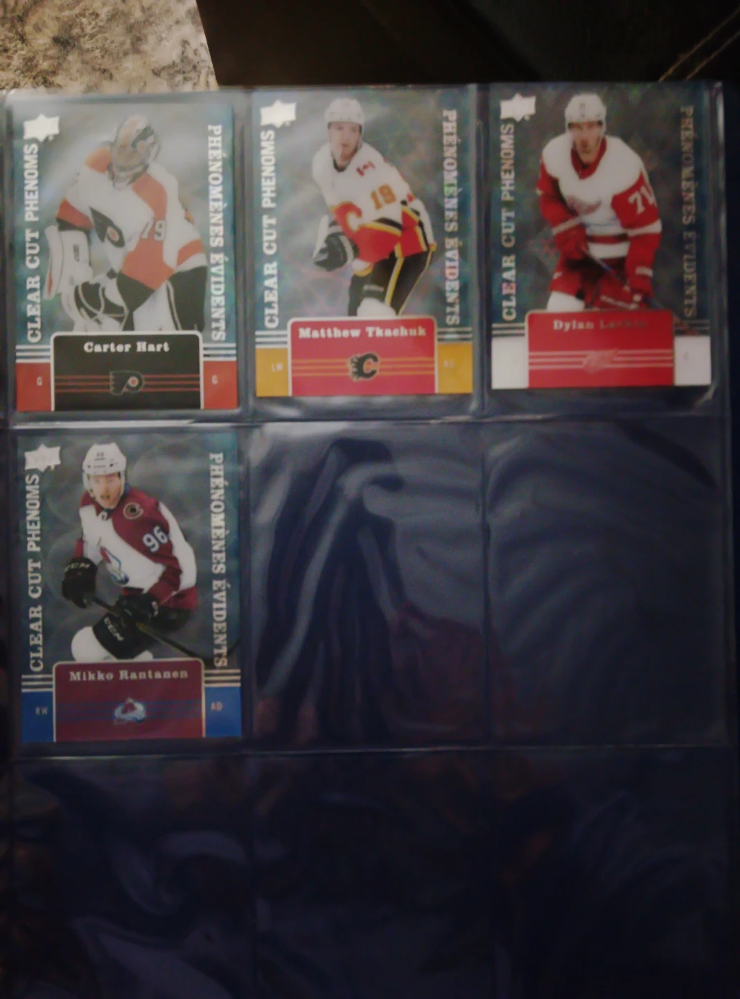 Clear-cut Hockey Cards - Upper Deck & Tim Hortons