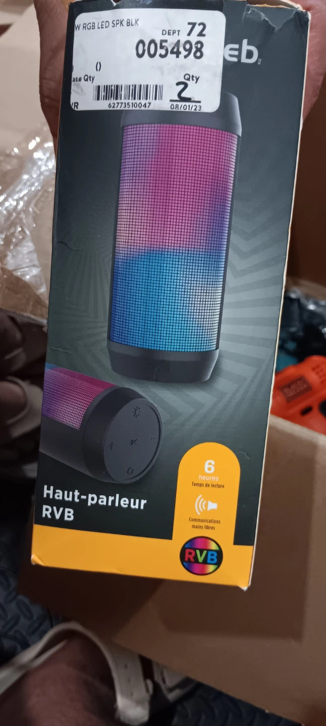 Web RGB LED Speaker - Black