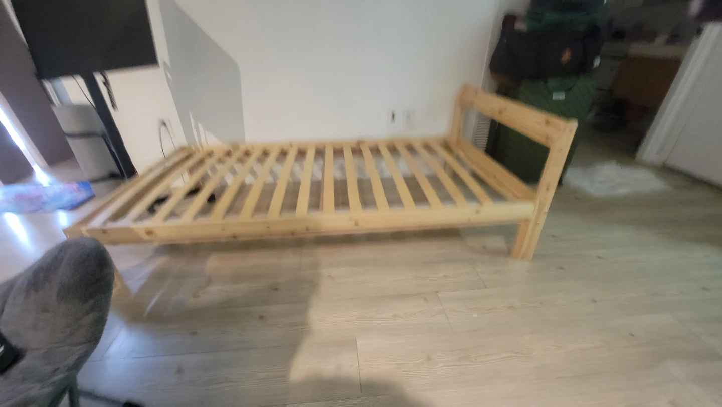 Ikea Neiden Twin bed Frame with Bed base. - photo 2