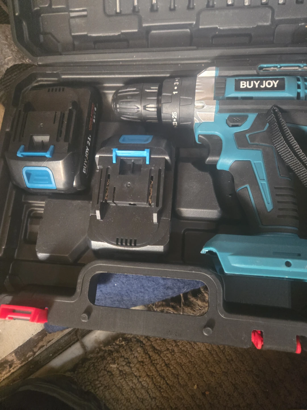BUYJOY Lithium Cordless Drill Set with Case - photo 2