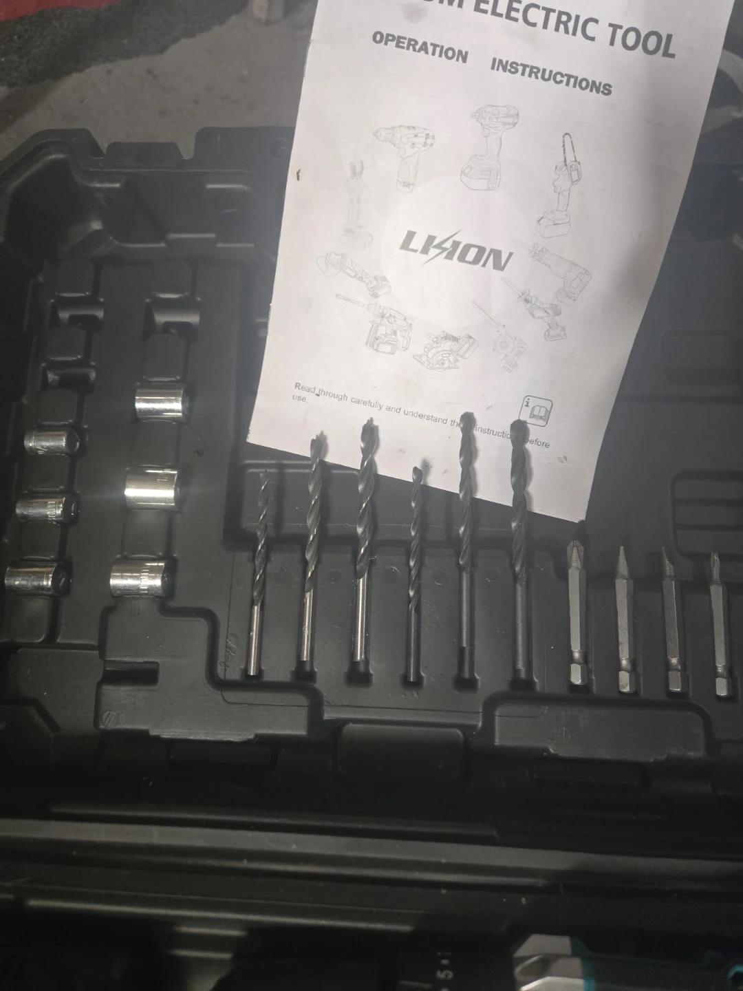 BUYJOY Lithium Cordless Drill Set with Case - photo 3