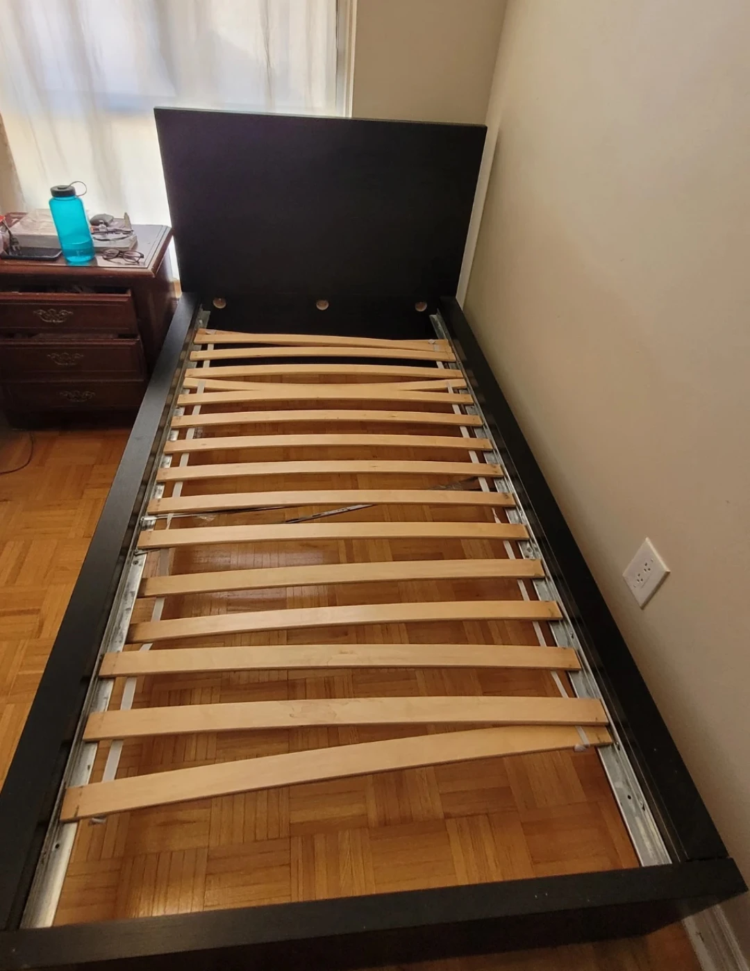 IKEA MALM Bed Frame - Dark Brown Veneer - Twin - photo 2