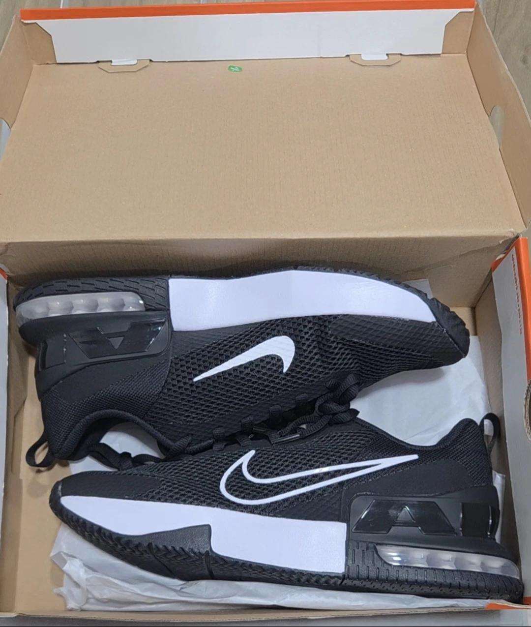 Nike Air Max Running Shoes - Black/White - photo 5