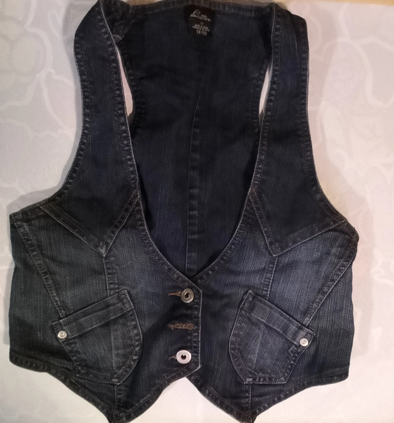 Rock & Republic Denim Vest - Size M