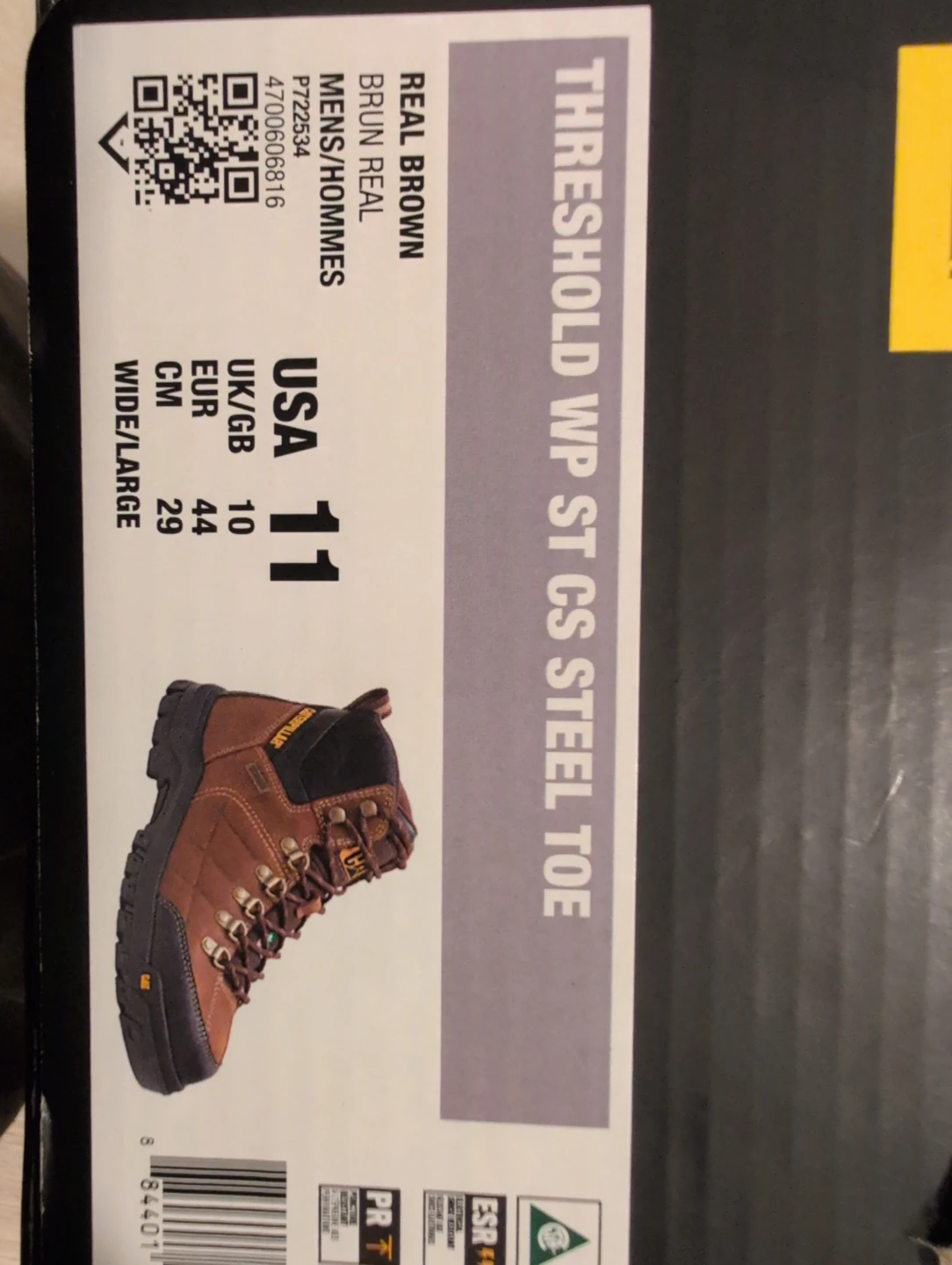 CAT Threshold WP ST CS Steel Toe Boots - Size 11 - photo 4