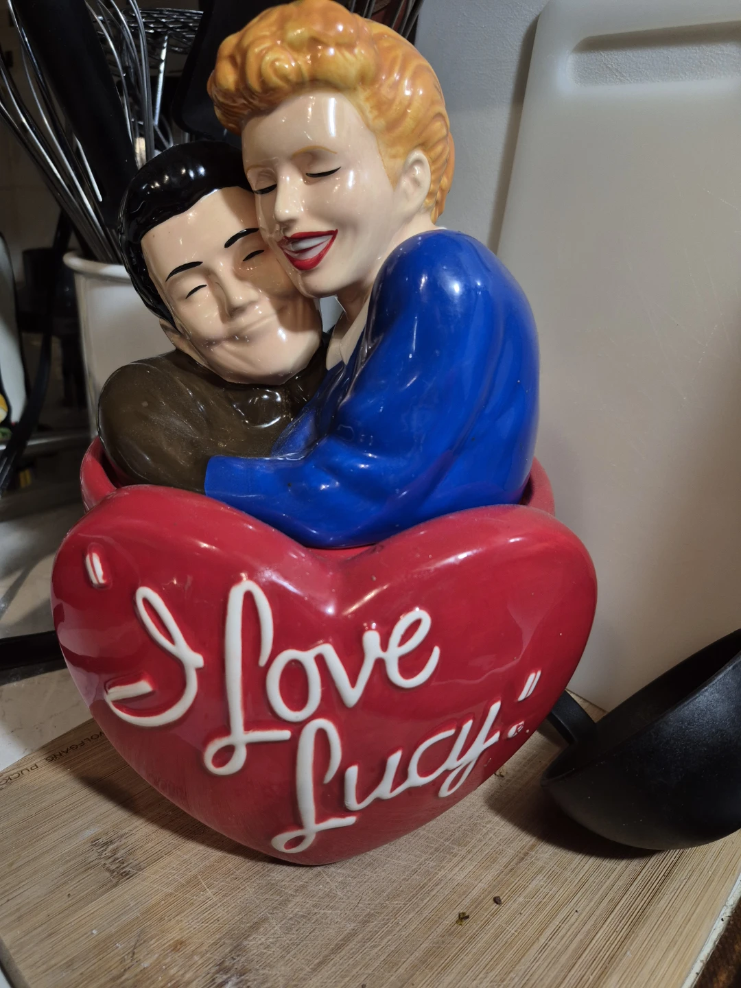 I Love Lucy Ceramic Cookie Jar