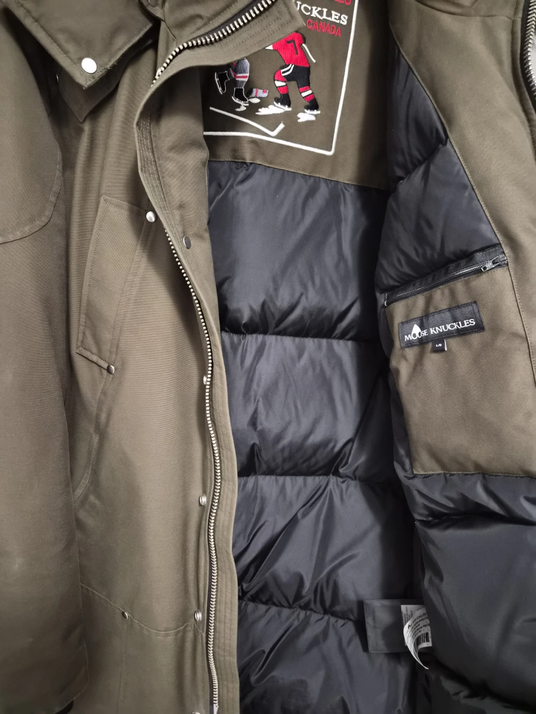 Moose Knuckles Parka, Size L - photo 3