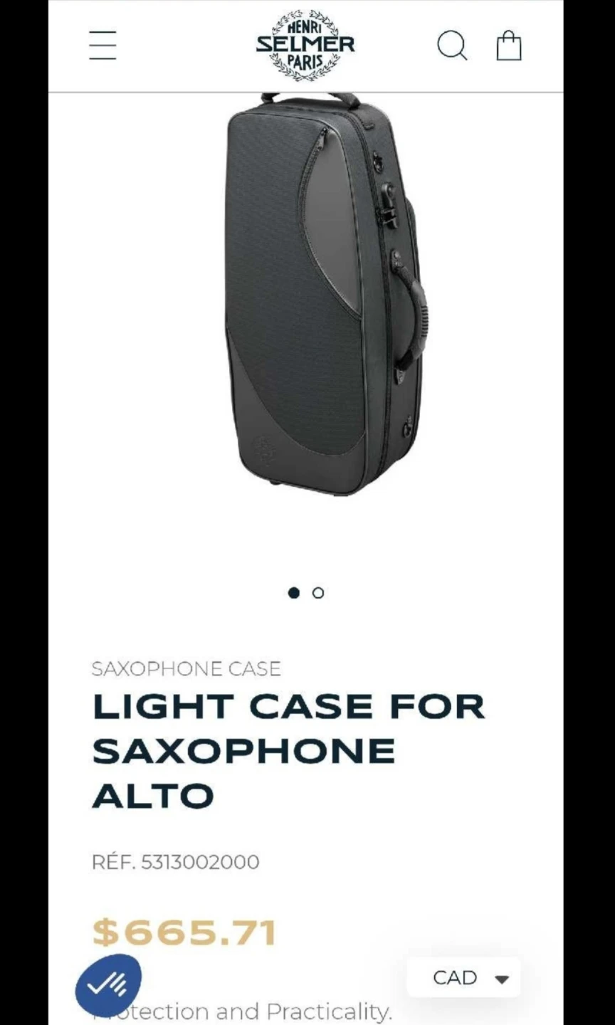 NEW Henri SELMER Paris Saxaphone Case - photo 2