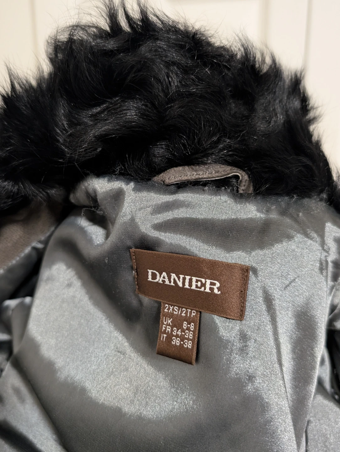 Danier Leather and Suede Moto Jacket with Fur Collar - photo 5