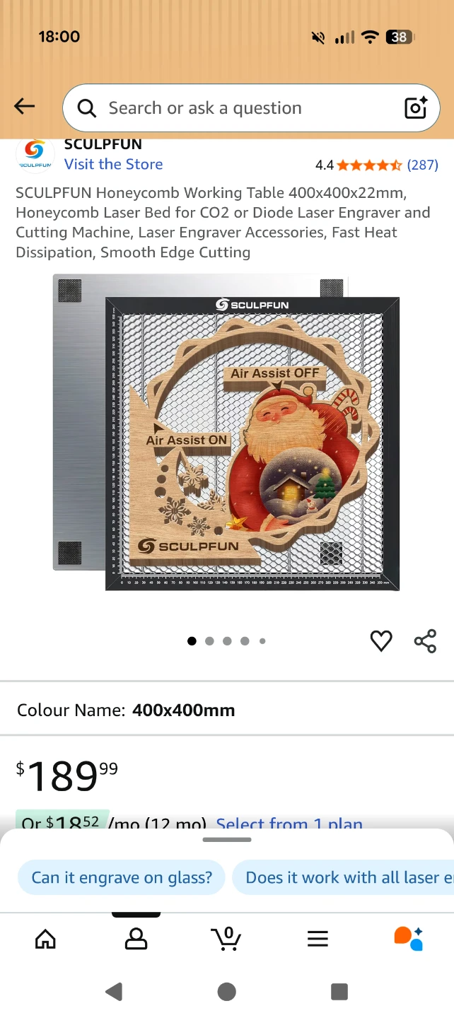 SCULPFUN S30 Laser Engraver w/ Auto Air Assist - photo 5