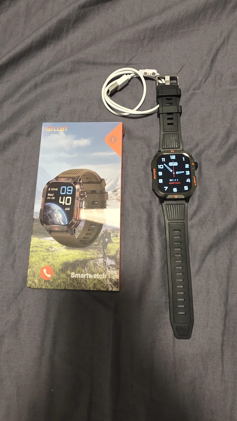 Smartwatch - Black/Orange