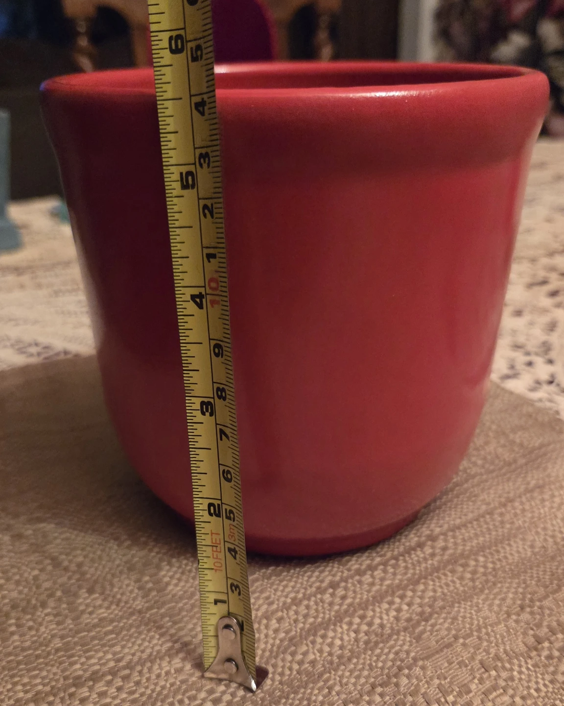 Red Decorative Planter