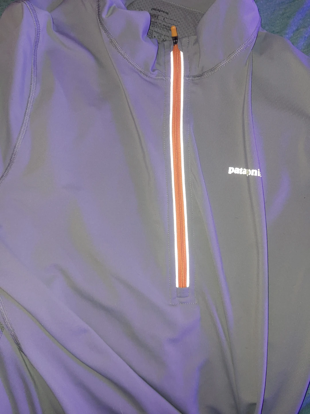 Patagonia Men's L Gray Half-Zip Pullover