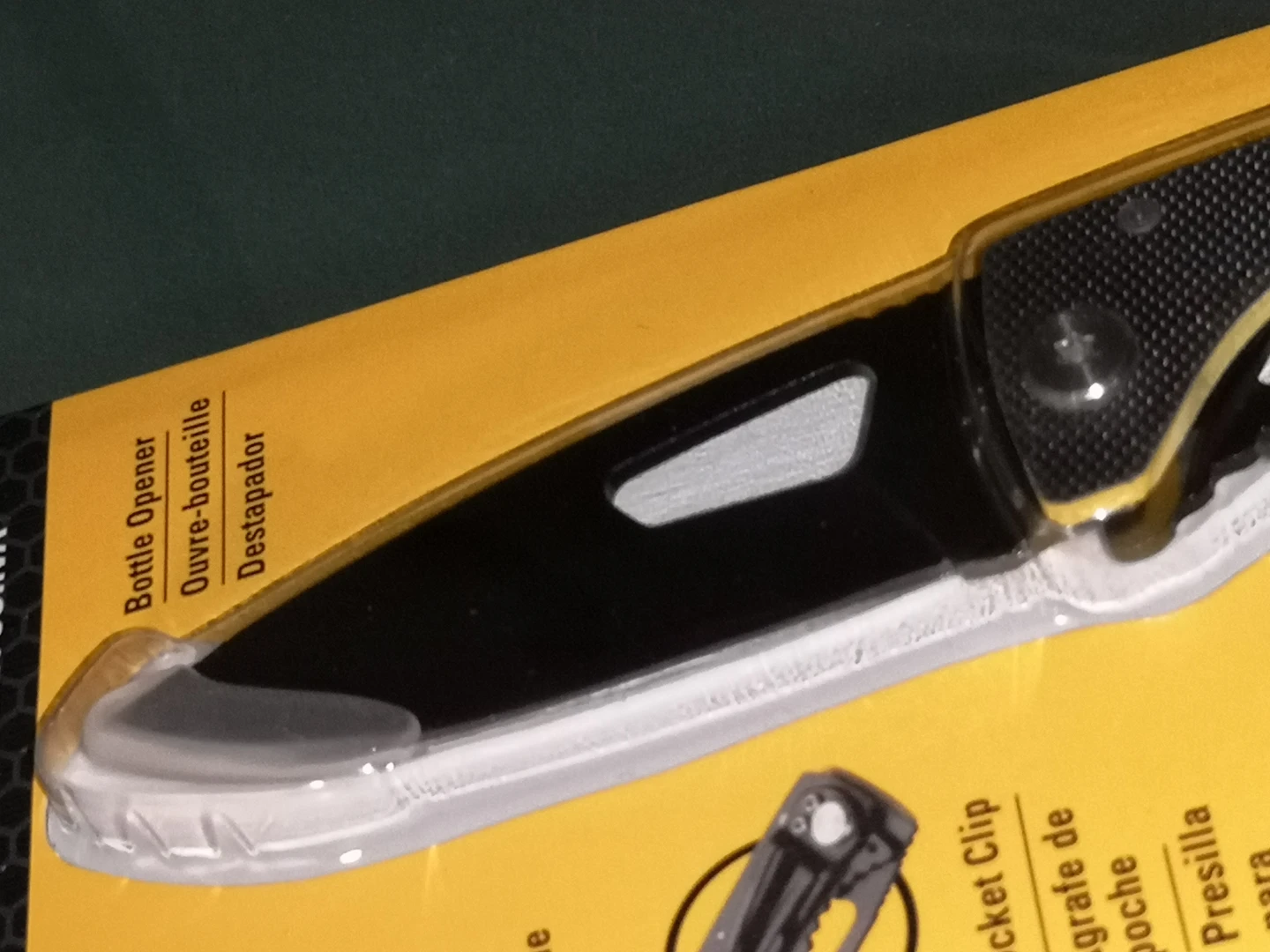 New CAT Folding Knife Tool + Bottle Opener - photo 4