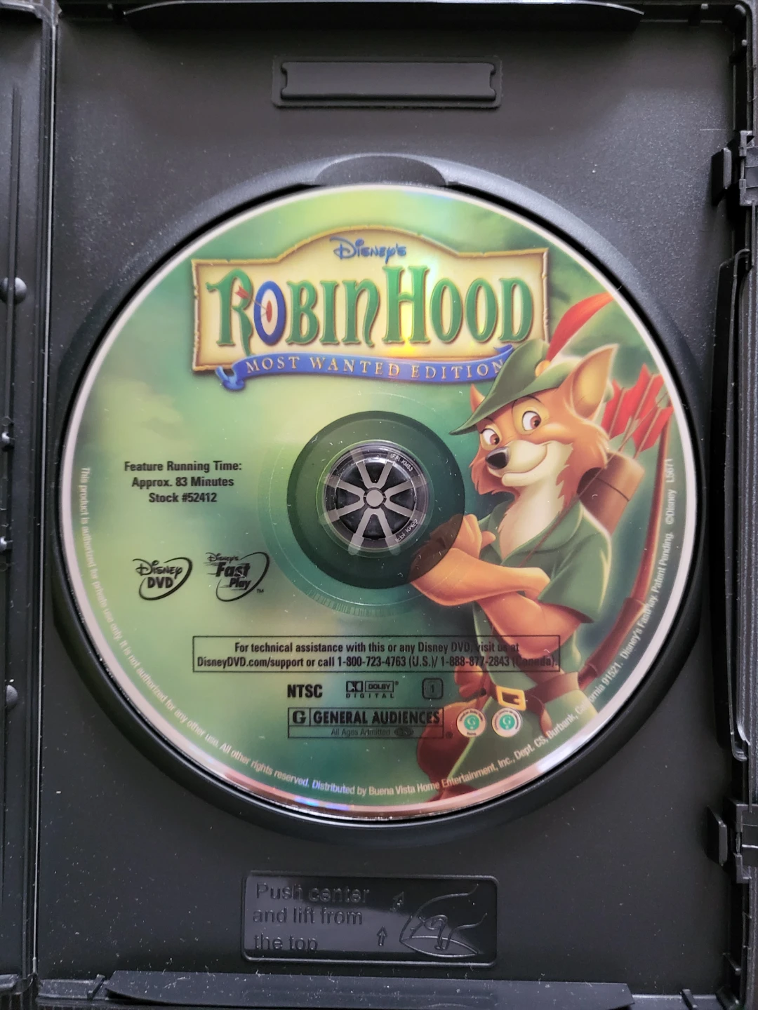 Disney's Robin Hood: Most Wanted Edition DVD - photo 3