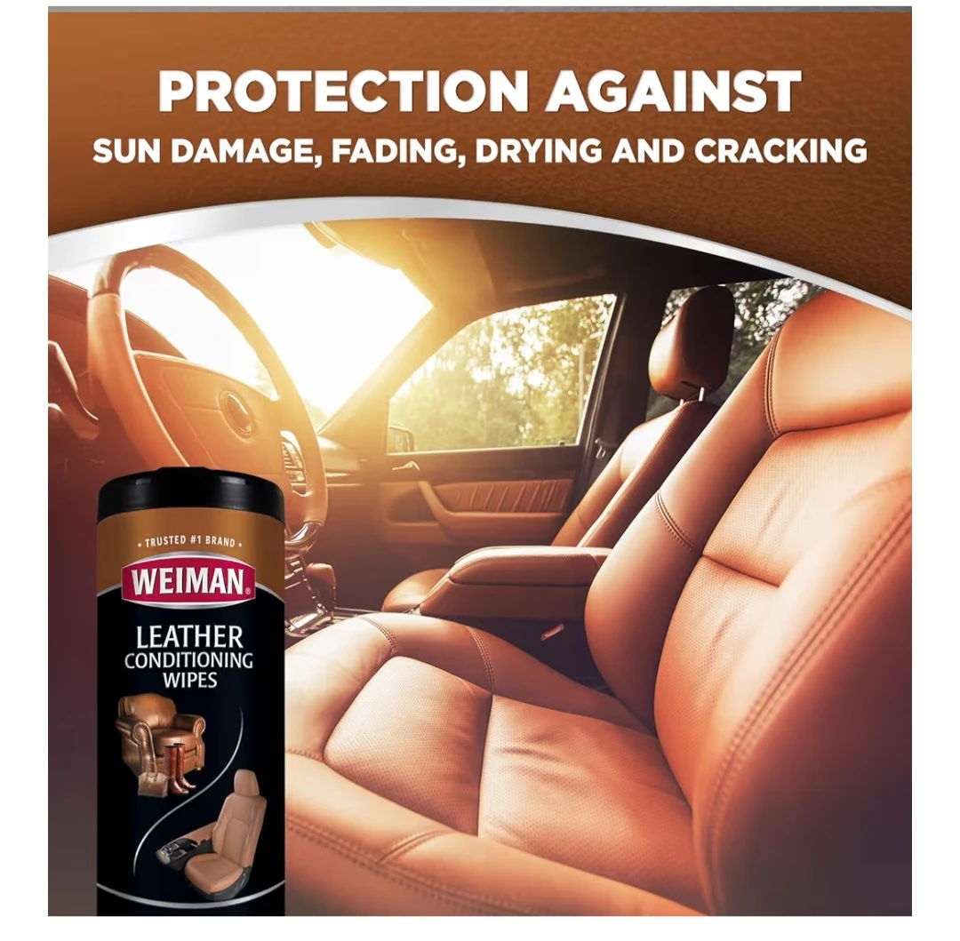 Weiman Leather Conditioning Wipes - 30 Count - photo 3