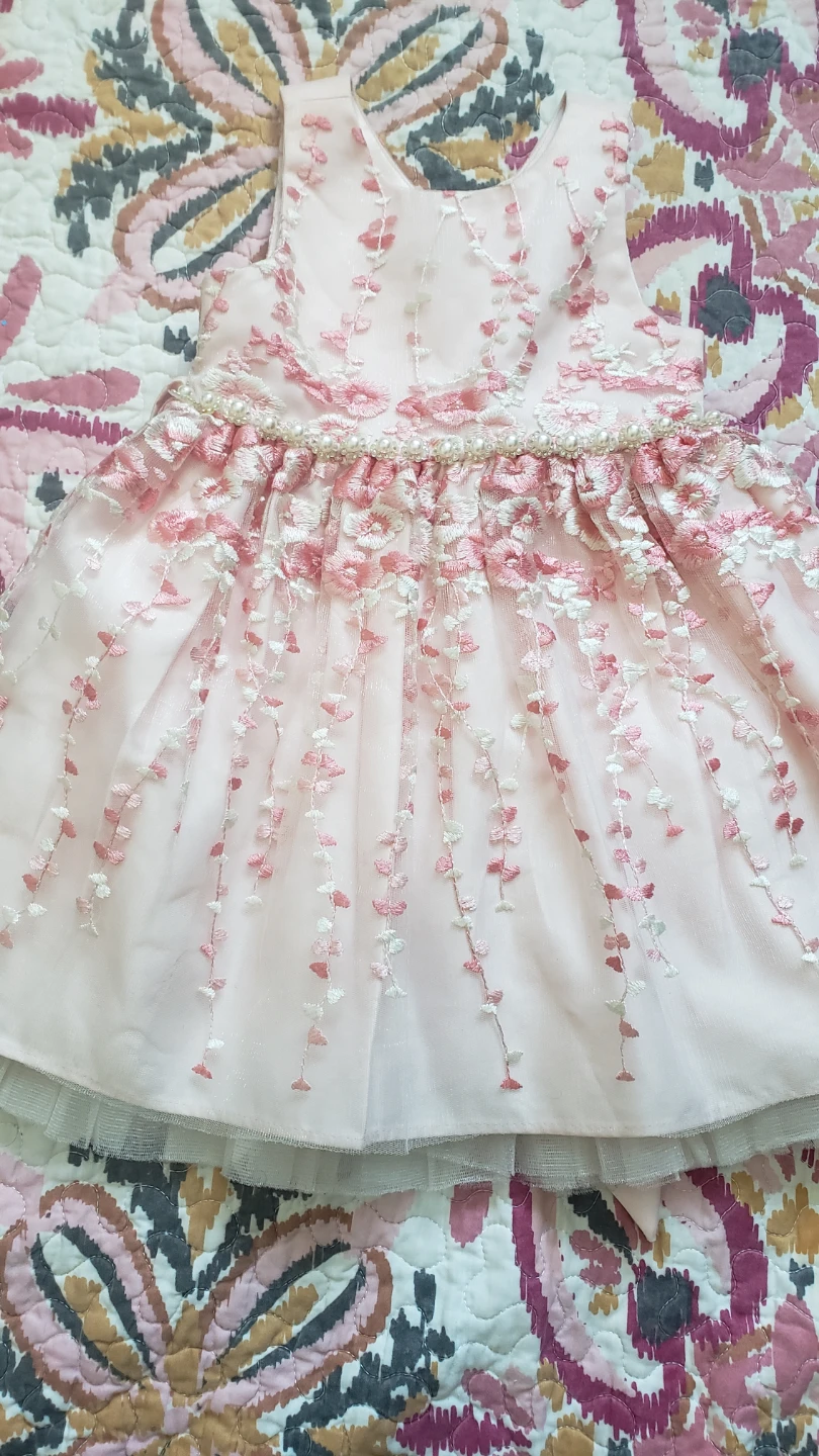Pink Floral Dress