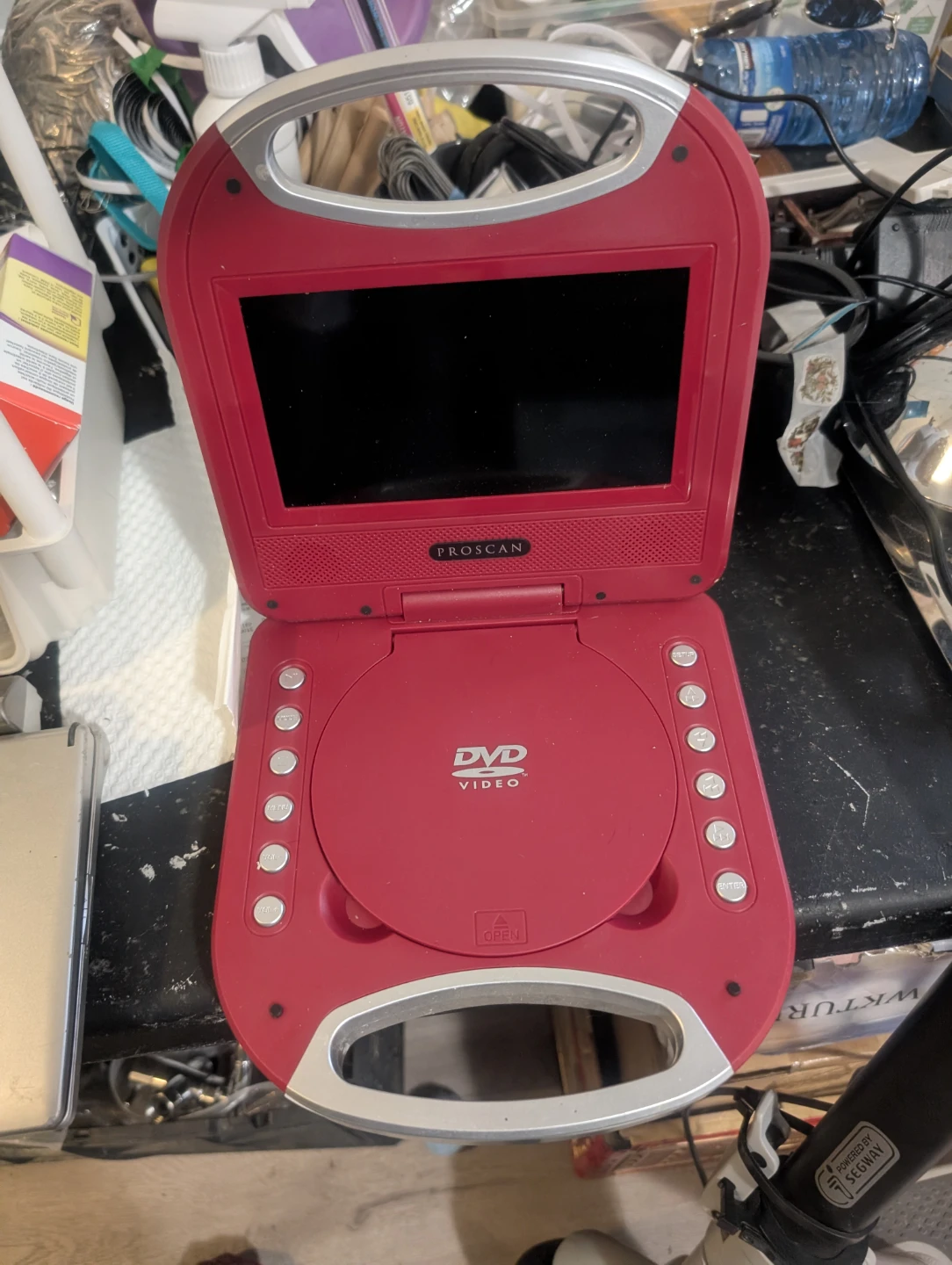 Proscan Portable DVD Player - Red - photo 2