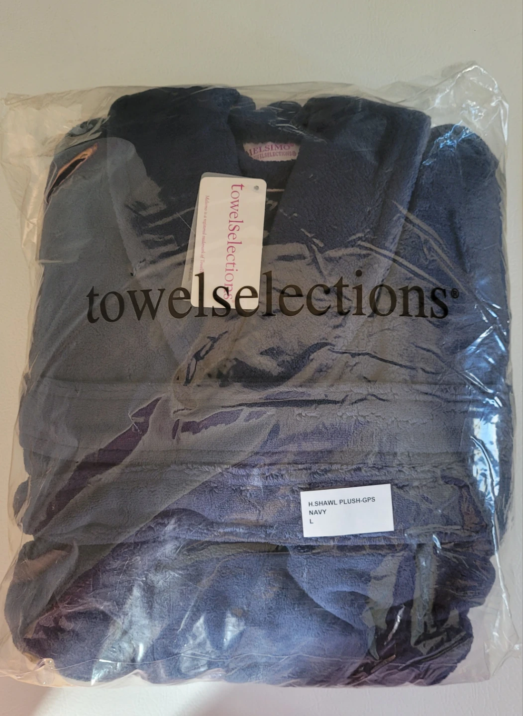 ♥️ NEW Navy Plush Womens Robe Large - photo 2