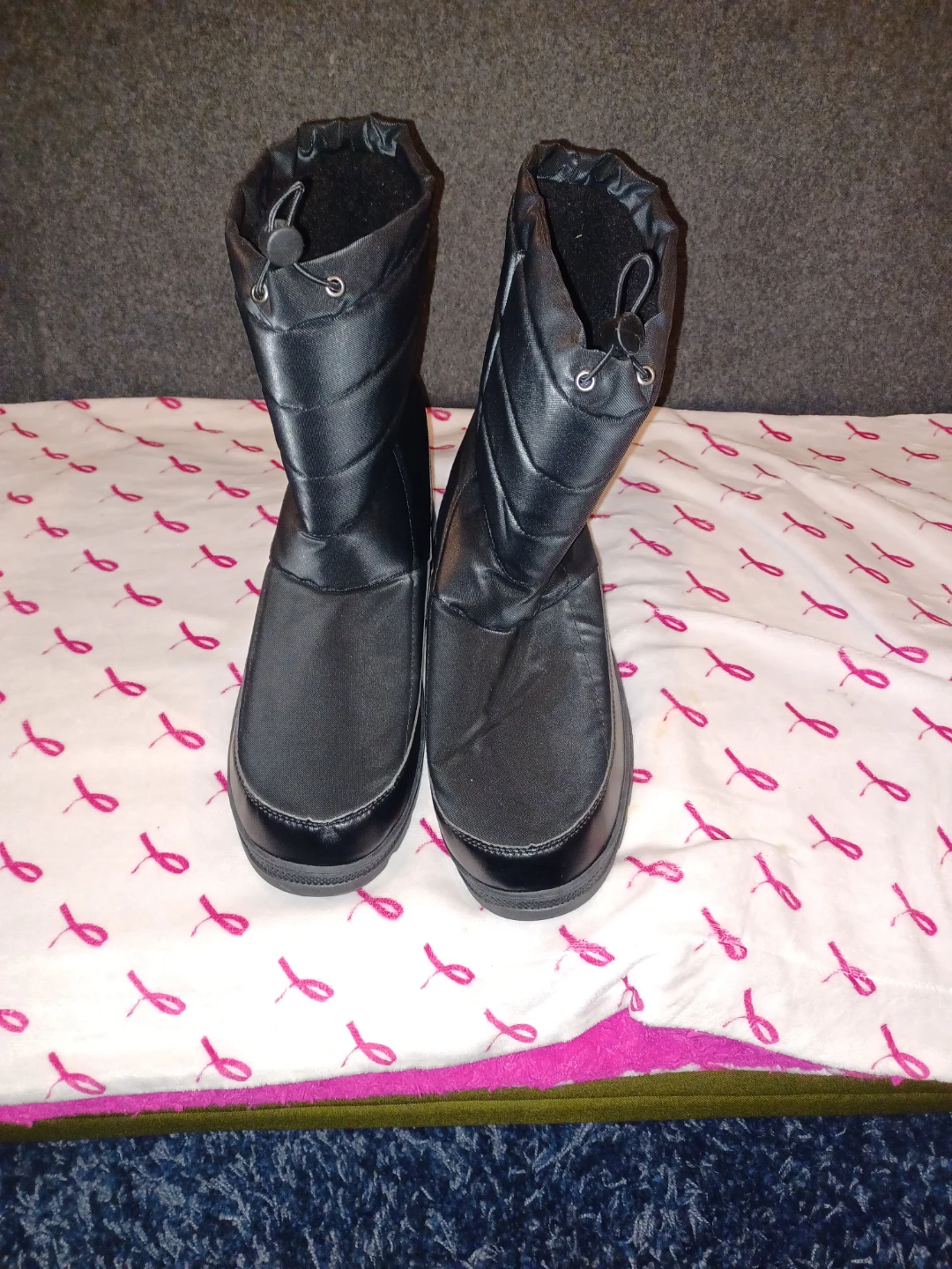 Black Winter Boots - Size 13