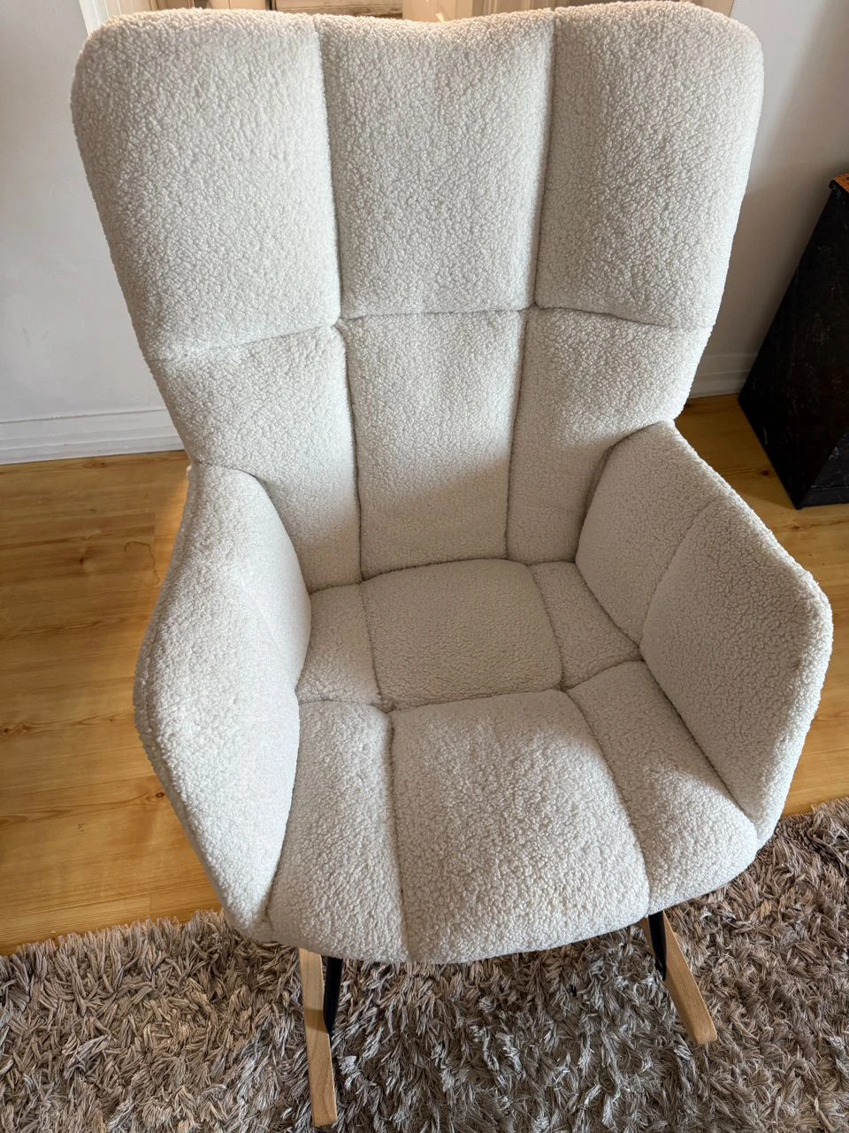 Cozy Cream Rocking Chair - photo 4