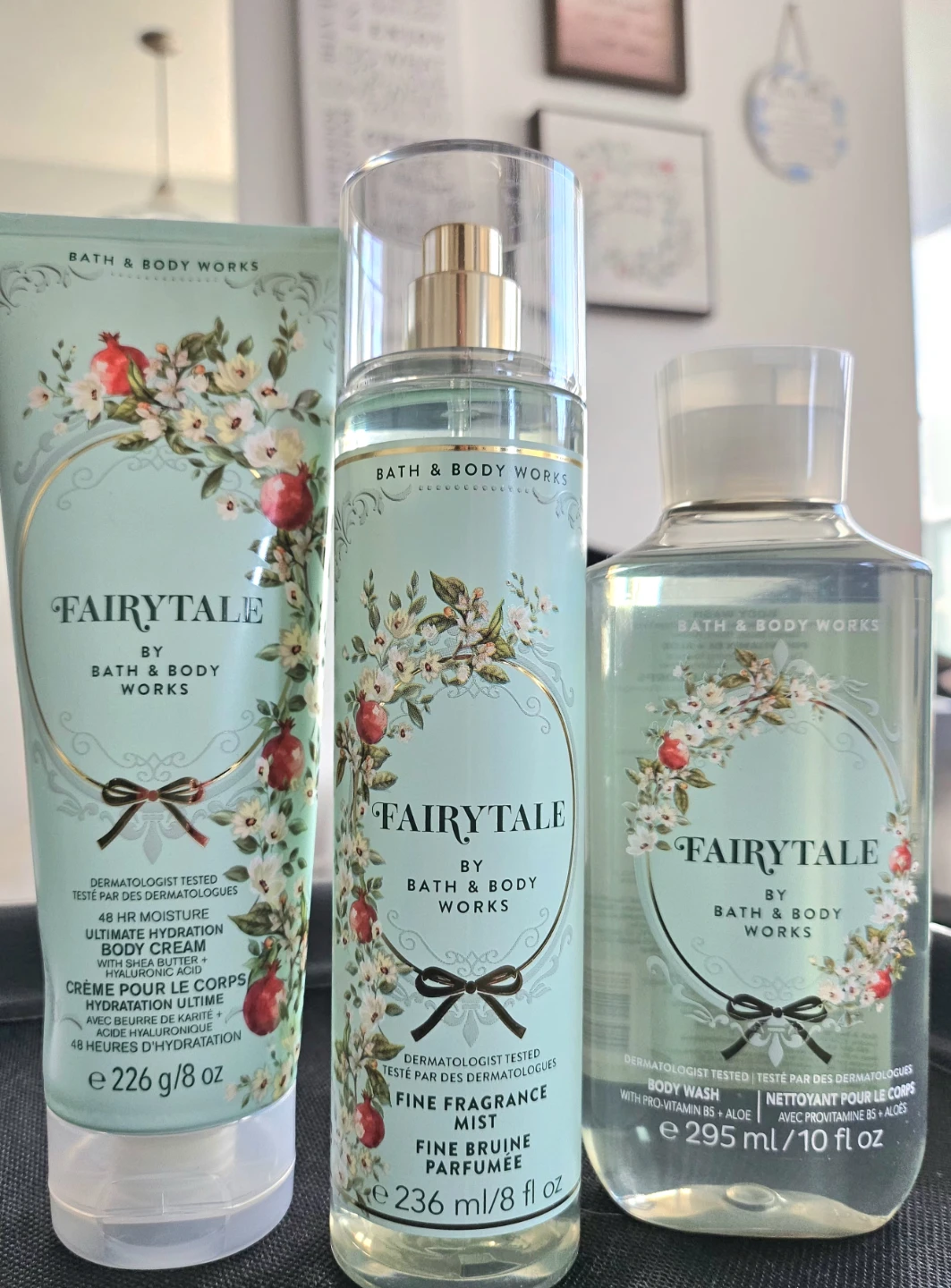 Bath & Body Works Fairytale Body Cream, Mist & Body Wash Set