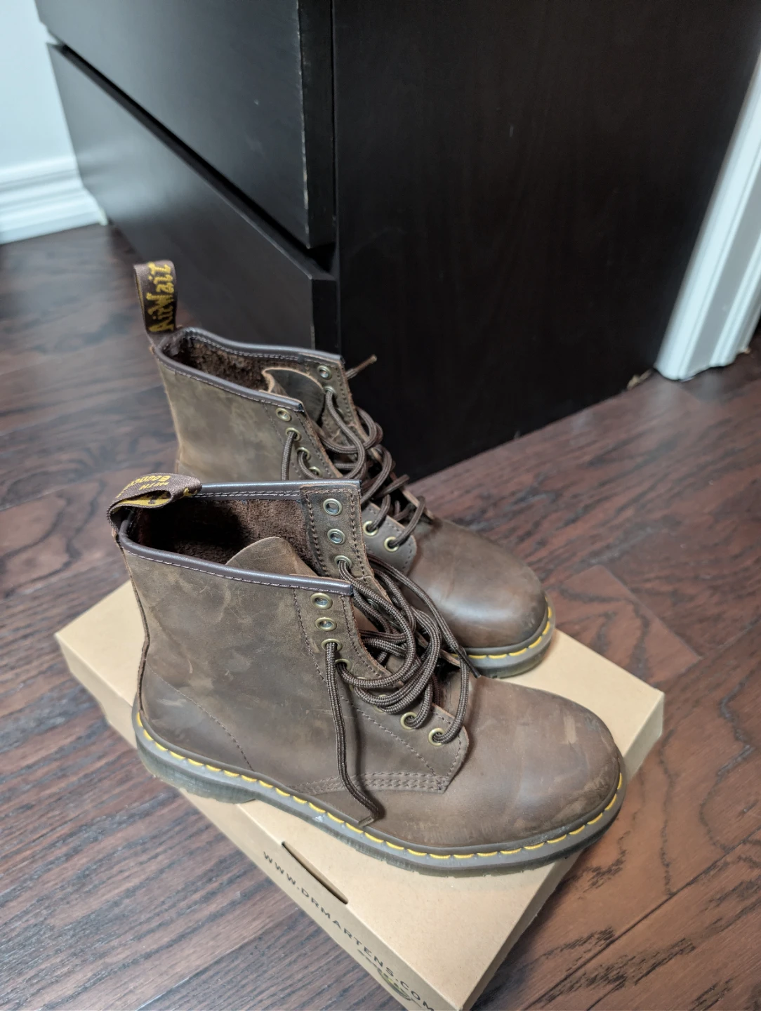 Dr. Martens 1460 Brown Leather Boots