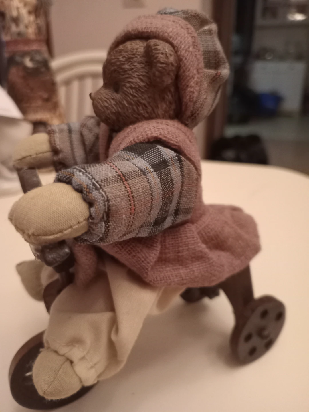 Vintage Teddy Bear on Tricycle Figurine - photo 5