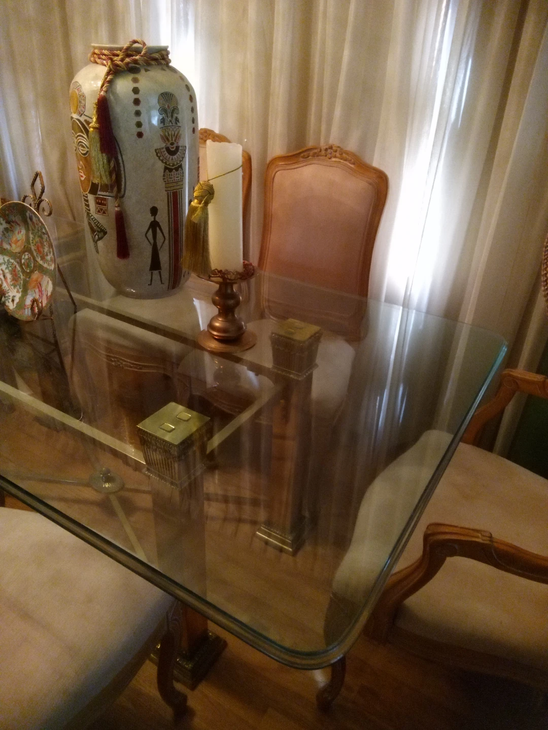 Unique Dining Table W 6  Chairs & Matching Cocktail Table - photo 4