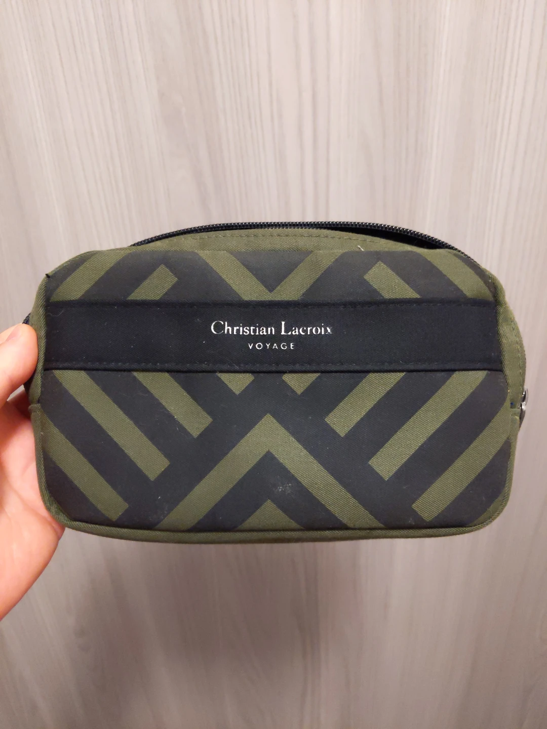 Christian Lacroix Voyage Pouch; toiletry bag, electronic bag