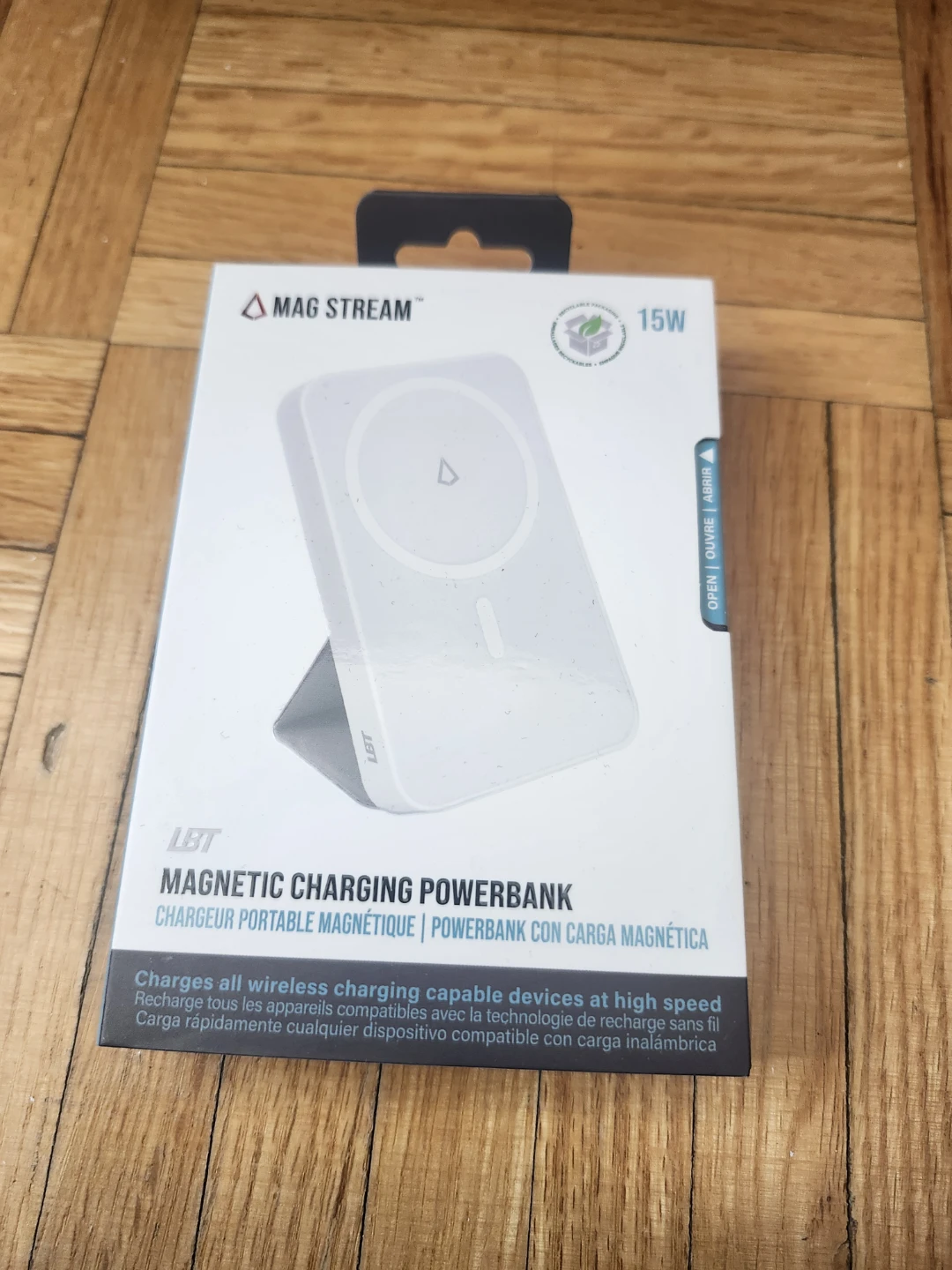 LBT Mag Stream Magnetic Charging Powerbank 15W