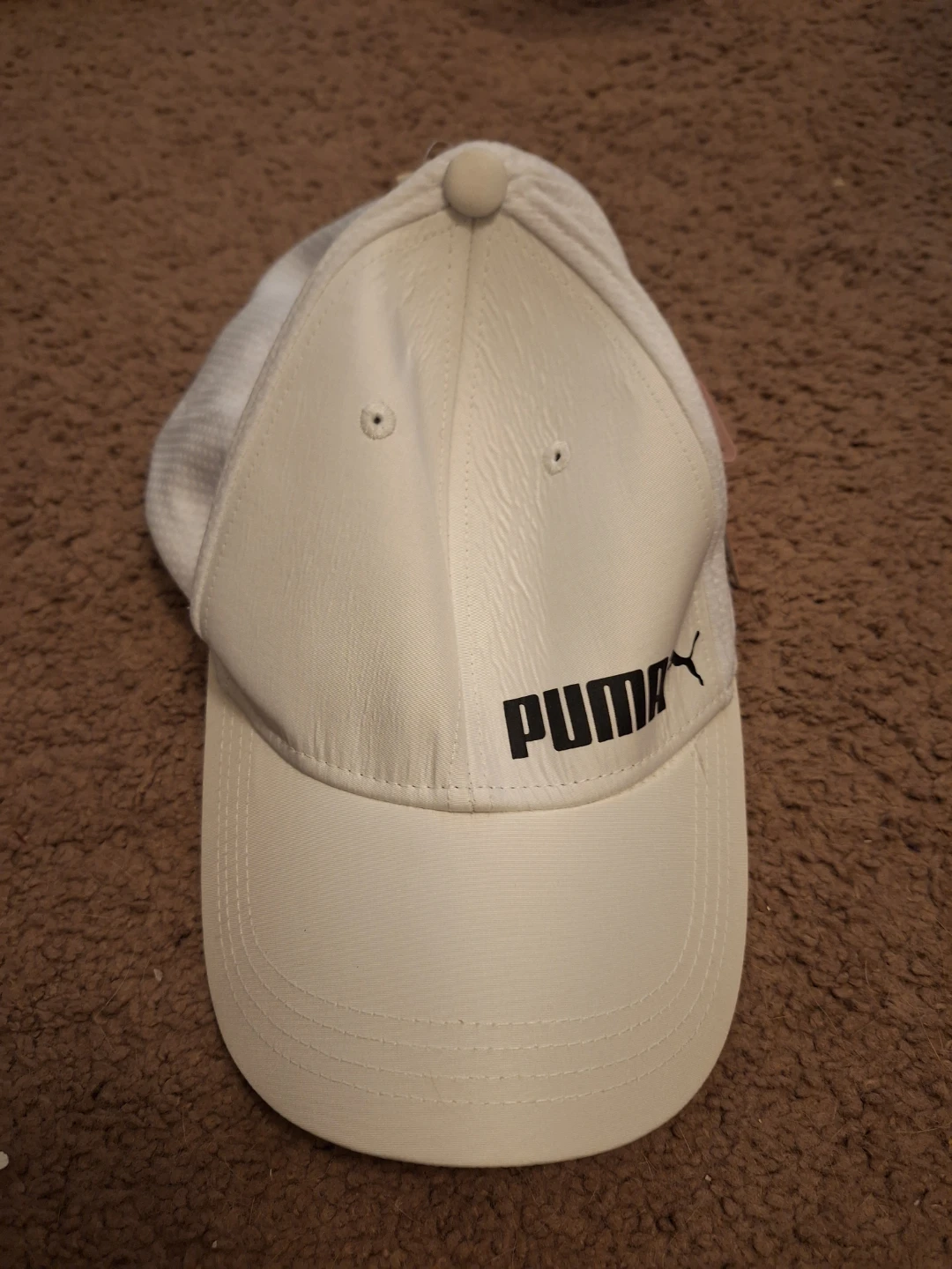 (New) Puma White Adjustable Hat