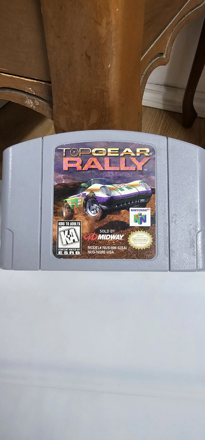 Nintendo 64 Top Gear Rally Game Cartridge