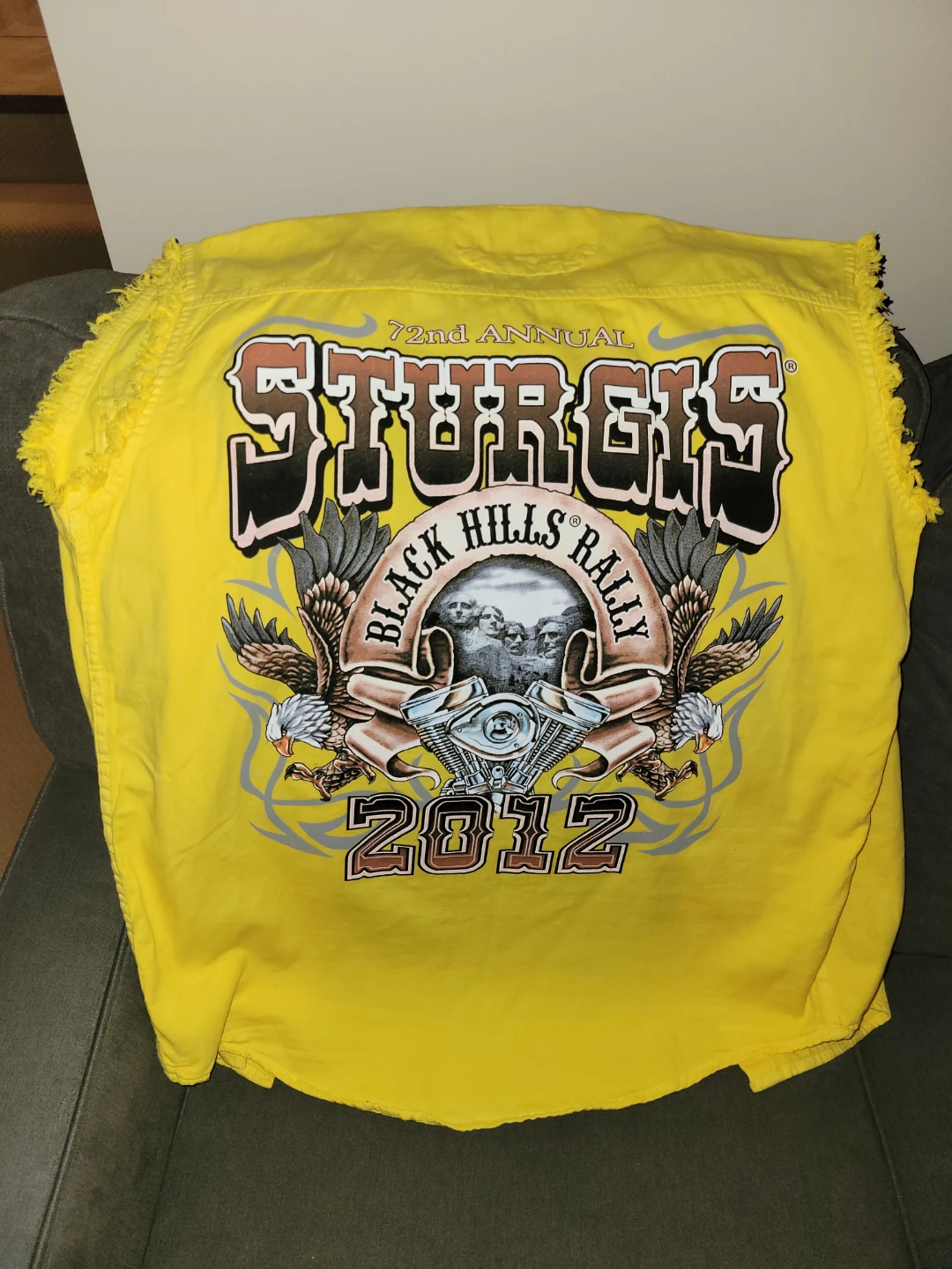 Sturgis button up shirt.